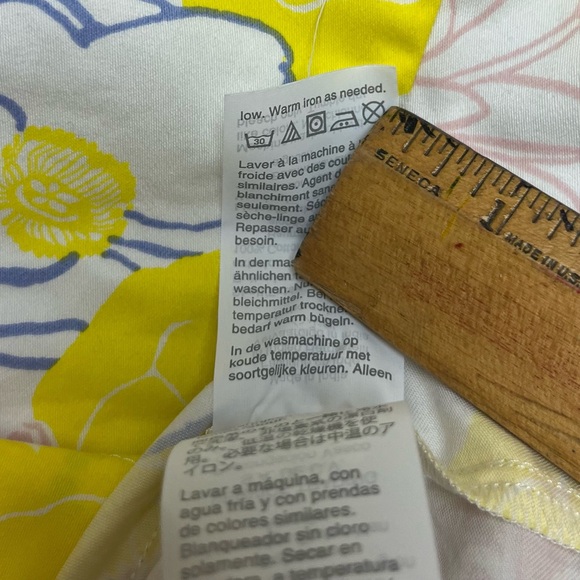 J. Crew Crewcuts Girls White floral sleeveless Sundress Yellow Pink Blue Poppy 6 - Picture 13 of 15